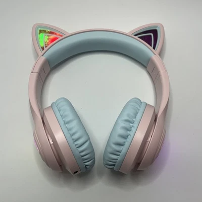 Cat Ear Kids Bluetooth Headphones With LED Lights Tested - Image 1 of 4