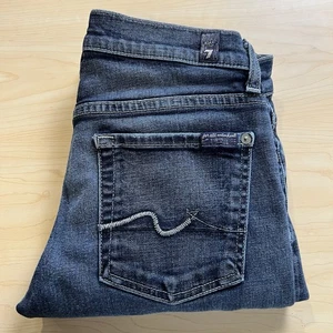 7 For All Mankind Jeans Damen Größe 28 Skinny Low Stretch Distressed Roxanne - Bild 1 von 13