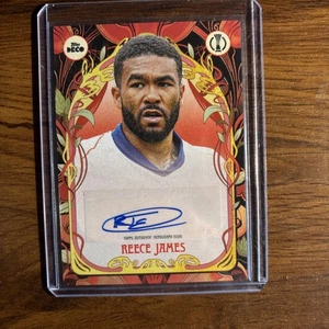 2023-24 Topps Deco Reece James Red Auto /10 Chelsea - Picture 1 of 2
