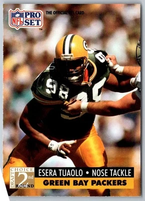 1991 Pro Set Esera Tuaolo #764 Green Bay Packers Football Card - Image 1 of 2