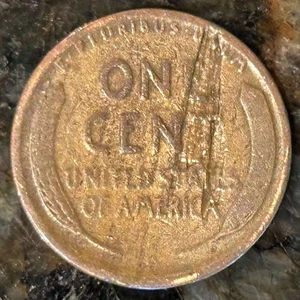 1920 Lincoln Wheat Cent delamination Mint Error UNIQUE ONE OF A KIND! - Picture 1 of 16
