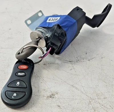 01-06 Dodge Stratus Ignition Switch Cylinder Housing Immobilizer w/ Key & FOB! - Image 1 of 4