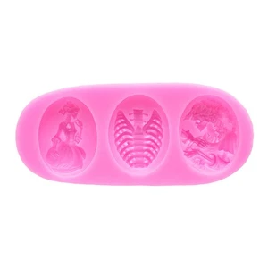  Halloween Skull Silicone Molds Cake Decorating Tools Bakeware Cupcake Dessert - Picture 1 of 12