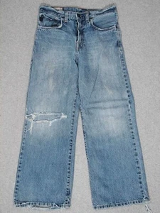 JL05458 COOL **ABERCROMBIE** BOOT CUT JEANS YOUTH sz14 (msr 28"x26") - Picture 1 of 6