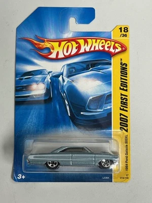 2007 Hot Wheels #18 New Models 18/36 1964 FORD GALAXIE 500XL A123 - Image 1 of 2
