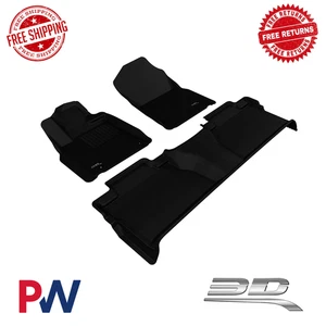 3D MAXpider Floor Liner Custom Fit All-Weather KAGU For 2014-2021 Toyota Tundra - Picture 1 of 9
