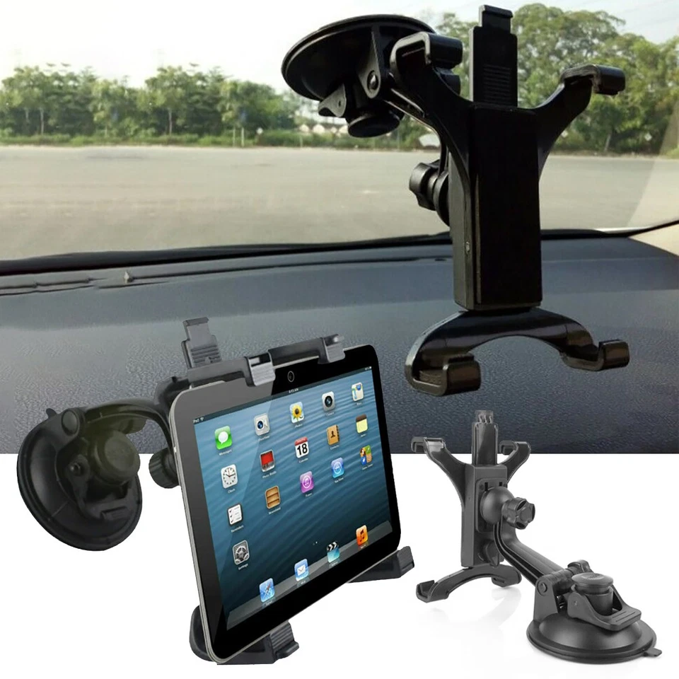 Car Dashboard Windshield Mount Holder Stand For 7-12 inch iPad Galaxy Tab Tablet - Image 1 of 4
