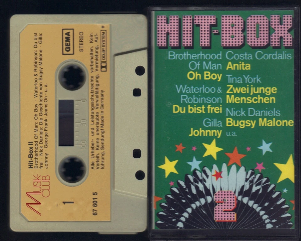 Hit Box 2 II Jeans On Oh Boy Rock And Roll Star Anita 70er Hits MC Kassette 048 - Bild 1 von 3
