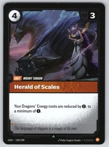 Riftbound Herald of Scales Uncommon Origins Unit Foil 140/298 NM - Picture 1 of 2