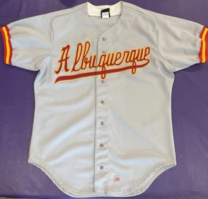 Vintage Albuquerque Dukes #1 Authentic Game Used Baseball Trikot Wilson Dodgers 44 - Bild 1 von 9