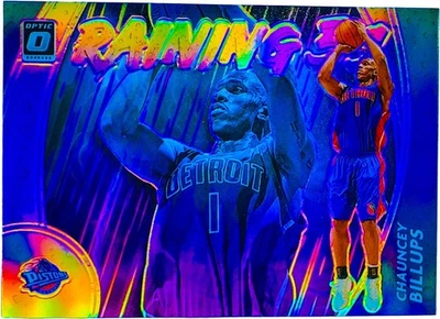 2020-21 Panini Donruss Optic - Raining 3s Chauncey Billups #19 HOLO PRIZM Silver - Image 1 of 2