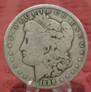1889-O Morgan Dollar 90% Silver Coin - 136 Years Old New Orleans Mint #1 - Picture 1 of 2
