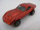 Vintage 1968 Mattel Hot Wheels Redline Red Custom Corvette Ex