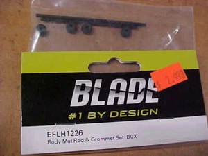 BLADE HELICOPTER PART - EFLH1226 = BODY MOUNT ROD & GROMMET SET : BCX - Picture 1 of 1