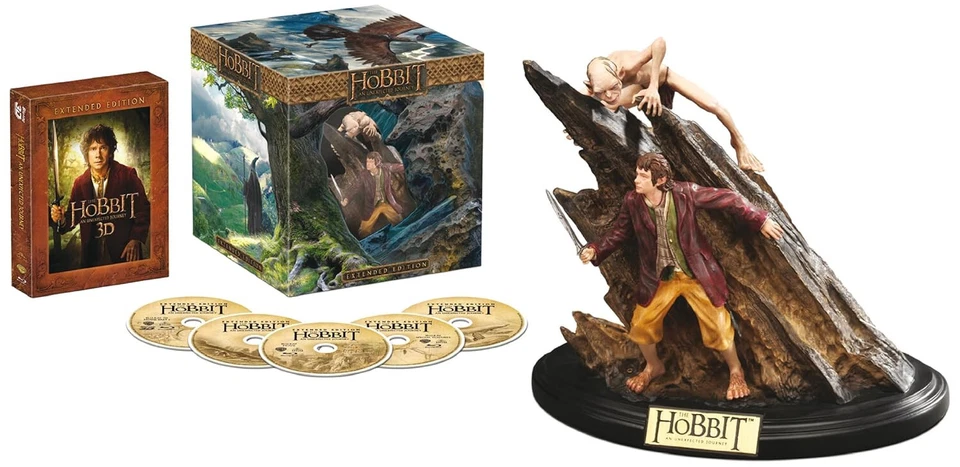 Der Hobbit Eine unerwartete Reise Extended Collector's Edition 3D Blu Ray NEU - Bild 1 von 1