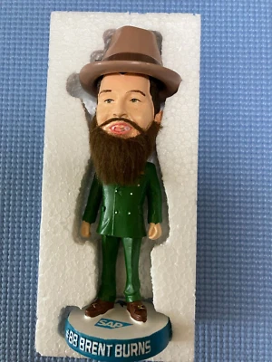 Brent Burns San Jose SJ Sharks Green Suit Bobblehead SGA 2016-2017  - Image 1 of 3