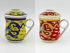 Ancient Style Loyal Dragon Ceramic Tea Cup Mug 8 fl oz