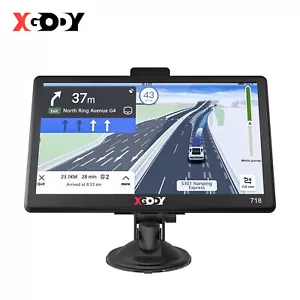 XGODY 7' GPS Navigation for Car Truck Navigator Free American Map Speedcam FM - Picture 1 of 13