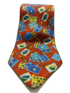 CRAVATTA RAFFAELLO 100% SETA TIE SILK VINTAGE MADE IN ITALY UOMO NUOVA - Foto 1 di 7
