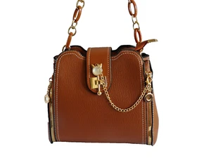 Damen schicke Schultertasche vielseitig Umhängetasche Handtasche braun NEU - Bild 1 von 15