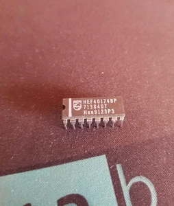 HEF40174BP || PHILIPS || NEW & Dip16 ORIGINAL || 25 pcs = 1Stange - Bild 1 von 2