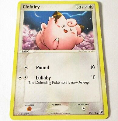 Clefairy 53/115 EX Unseen Forces Pokemon Card