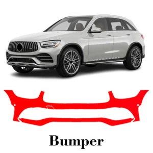 bumper PreCut PPF Paint Protection Film For Mercedes Benz GLC AMG Line 2020-2022 - Picture 1 of 6