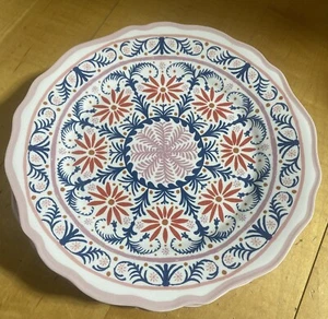 Opalhouse Melamine Pink Blue Medallion Salad Plate 8.5” Set Of 6 - Picture 1 of 6
