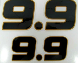 For HONDA 9.9 outboard, Numbers. Vinyl decal set from BOAT-MOTO / sticker kit - Picture 1 of 5