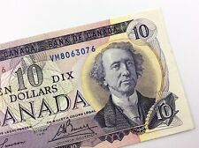 1971 Canada 10 Dollar Ten Dollar Uncirculated VM Lawson Bouey Banknote R738