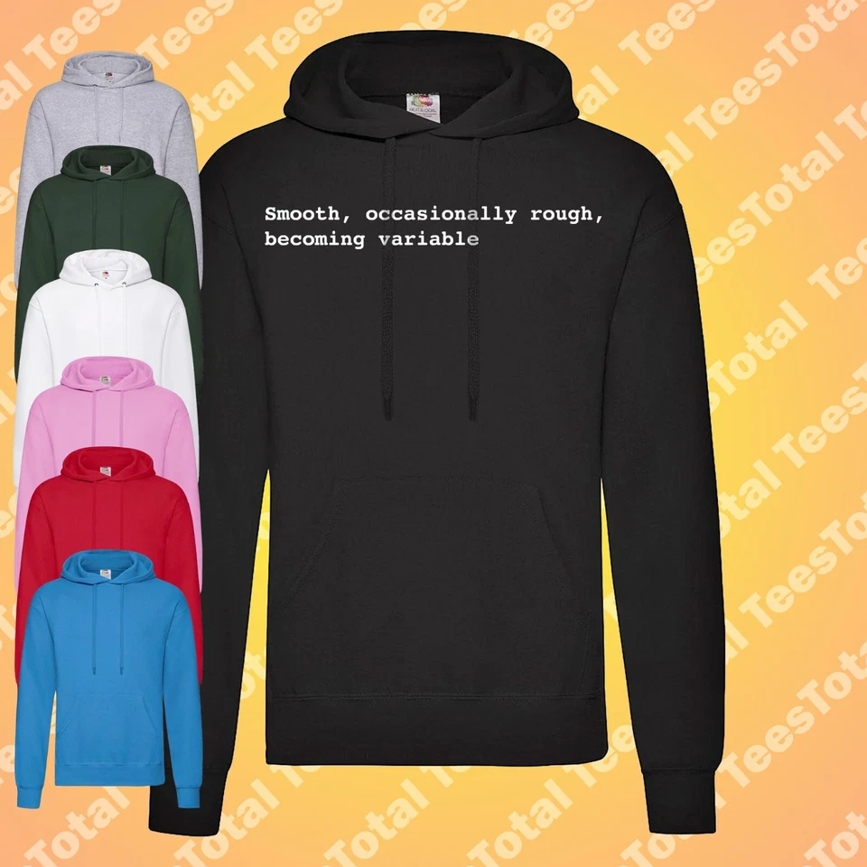 The Shipping Forecast Hoodie | Smooth, occasionally rough, becoming variable - Image 1 of 1