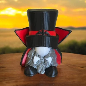 3d Printed HALLOWEEN Dracula Gnome - Picture 1 of 2