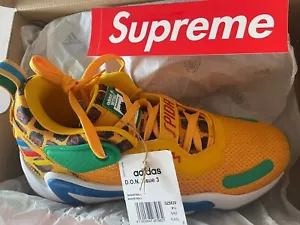Adidas D.O.N Issue 3 ‘LEGO Yellow Spida’ Mens Size 10.5 US Basketball Shoes BNIB - Picture 1 of 8
