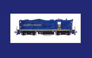 Naugatuck Railroad GP9 #859 11"x17" impresión mate firmada por Andy Fletcher - Imagen 1 de 1