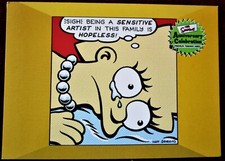 THE SIMPSONS 10th ANNIVERSARY - Card #49 - "ROY LICHTENSTEIN" - INKWORKS 2000