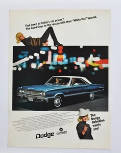 Anuncio de coche grande - Dodge Coronet 1967 (folleto de cartel impreso en anuncios) - Imagen 1 de 1