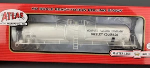 HO Atlas Master GATX 20,700 Gal Tank Car Monfort Packing #35816 NIB HO6009 - Picture 1 of 11