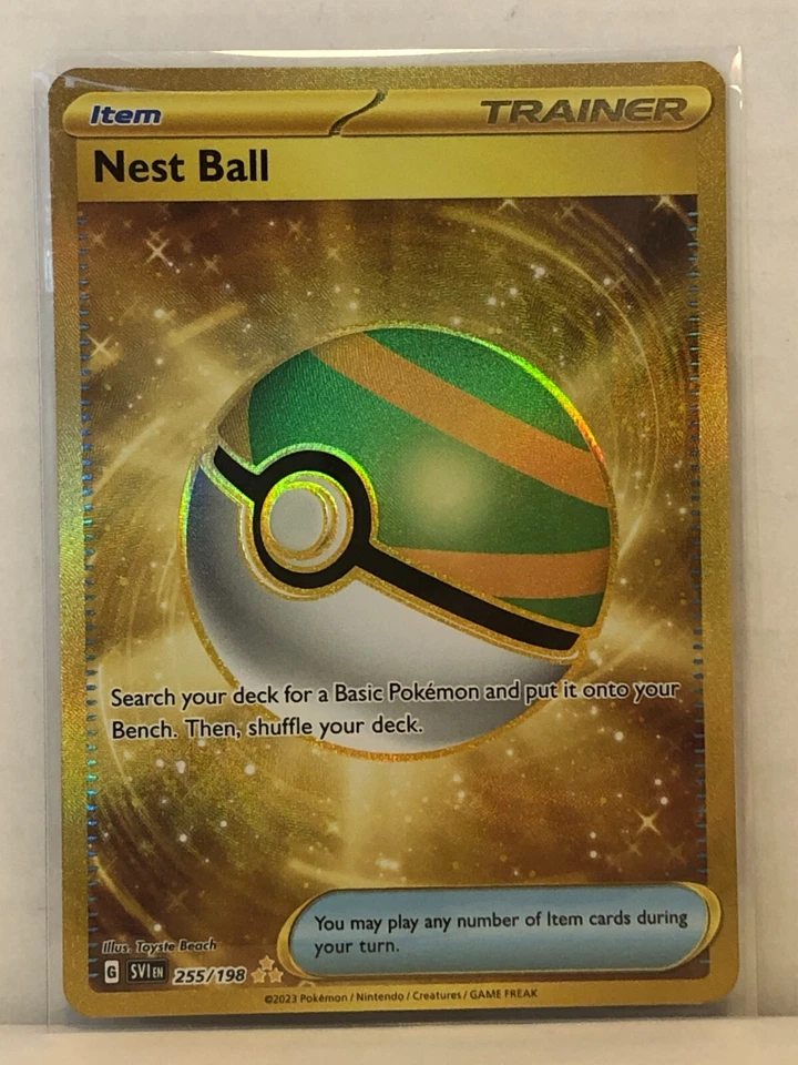 Pokémon TCG - Scarlet & Violet - Nest Ball - 255/198 - Holo Hyper Rare - Image 1 of 2