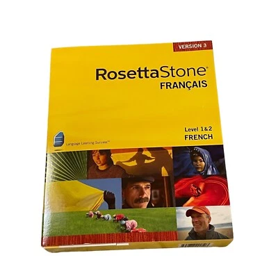 Micrófono Rosetta Stone Francés Nivel 1 y 2 Sellado PC Windows Mac NUEVO Versión 3 Foto 1 de 4