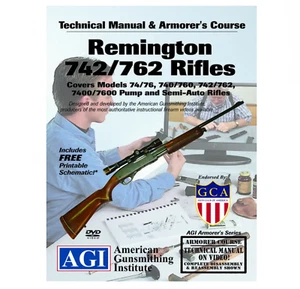 AGI #1484 Remington 742/762 Rifles Armorer's Course DVD - Picture 1 of 1