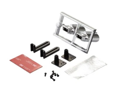Killerbody Auspuff Set Eckig Chrome für LED Einbau KB48283  - Bild 1 von 4