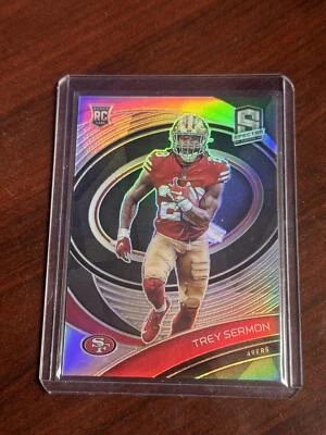 2021 Panini Spectra #164 Trey Sermon #/149 - Image 1 of 2