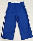 Baby Gap NWT Brilliant Blue STRIPED SIDE ATHLETIC SPORTY PANTS 18-24 Months
