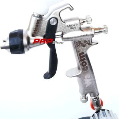 Pistola a spruzzo Walcom Slim XLIGHT 1.5 aerografo Walmec verniciatura - Immagine 1 di 4