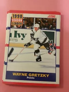1990 Puntuación Wayne Gretzky #353 temporada líder en puntos lote de 11 cartas - Imagen 1 de 3