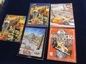 5pc Lot Indianapolis Indy 500 Official programs 1996, 1997, 1998, 2004 +more D8h - Picture 1 of 12