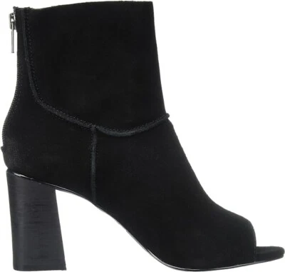 NEW! Sbicca Women's Rozene Black Suede Open Toe Ankle Booties Size 6.0 Med, - Image 1 of 4