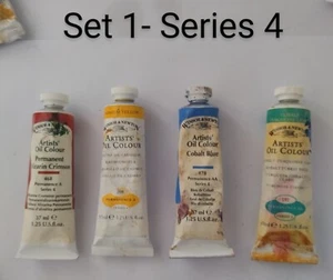 VINTAGE: WINSOR & NEWTON: ARTIST "SERIES 4" OIL PAINTS- 90-95% Left! 🎨 - Picture 1 of 1