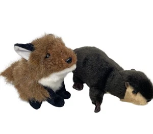 Finger Puppet Folkmanis Childs Play Lot Full Body Mini Fox and River Otter Educ. - Picture 1 of 17