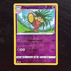 Exeggutor 058/159 Pokemon Crown Zenith Sword & Shield Reverse Holo Rare Card NM - Picture 1 of 2
